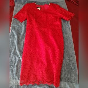 Vintage 80's 90's My Michelle Womens Red Dress Size 12.Pre-owned